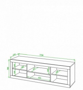 Тумба под ТВ Toivo Кон170 в Губкинском - gubkinskiy.mebel24.online | фото 2