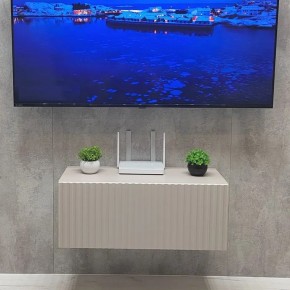 Тумба подвесная под ТВ LINES MTV1-MA 750 Бежевый (Леда-М 10.1.5) в Губкинском - gubkinskiy.mebel24.online | фото 5