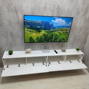 Тумба подвесная под ТВ LINES MTV4-MA 1150 Белый матовый (Белый-M 10.1.2) в Губкинском - gubkinskiy.mebel24.online | фото 11