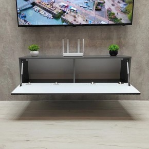 Тумба подвесная под ТВ LINES MTV4-MA 1150 Темно-серый (Графит-M 10.1.25) в Губкинском - gubkinskiy.mebel24.online | фото 3