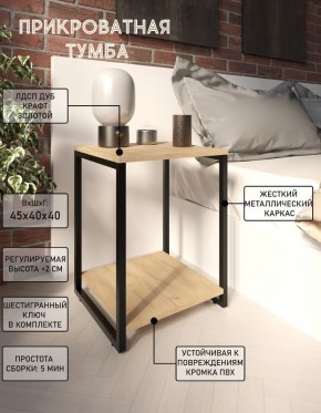 Тумба прикроватная "Лофт" (Лф.Т-2) в Губкинском - gubkinskiy.mebel24.online | фото 4