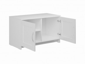 Тумба СИРИУС двухдверная низкая, цвет белый в Губкинском - gubkinskiy.mebel24.online | фото 2