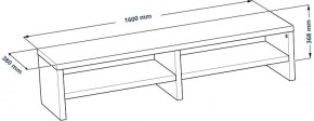 ТВ-тумба Энкель ТВ16, тамбурат, цвет белый в Губкинском - gubkinskiy.mebel24.online | фото 3