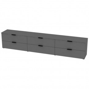 ТВ тумба TV18 (Графит) в Губкинском - gubkinskiy.mebel24.online | фото