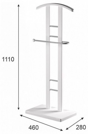 Вешалка для костюма Галант 321 в Губкинском - gubkinskiy.mebel24.online | фото 10