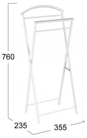 Вешалка для костюма Контур в Губкинском - gubkinskiy.mebel24.online | фото 2