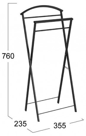 Вешалка для костюма Контур в Губкинском - gubkinskiy.mebel24.online | фото