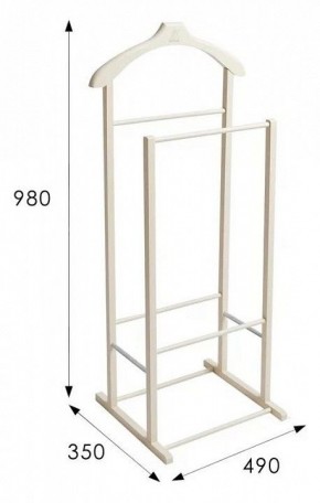 Вешалка для костюма В 27Н в Губкинском - gubkinskiy.mebel24.online | фото 3