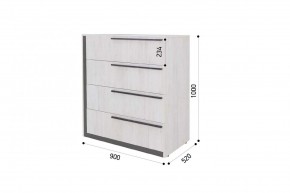 ВИНТЕР - 8 Комод 4 ящика в Губкинском - gubkinskiy.mebel24.online | фото 4