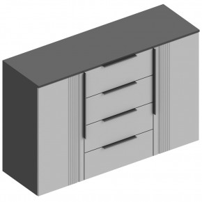 ВИТА Комод 2-ств c 4 ящиками в Губкинском - gubkinskiy.mebel24.online | фото