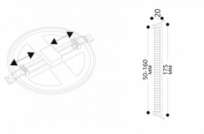 Встраиваемый светильник Arte Lamp Mesura A7974PL-1WH в Губкинском - gubkinskiy.mebel24.online | фото 5