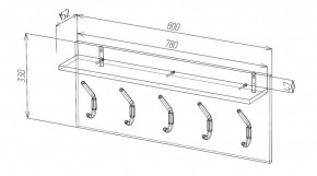 ЮМИ Вешалка в Губкинском - gubkinskiy.mebel24.online | фото 2