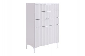 ЗЕФИР Комод (белый муар) в Губкинском - gubkinskiy.mebel24.online | фото